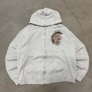 Vintage 1990s Detroit Harley Davidson Zip Up Hoodie